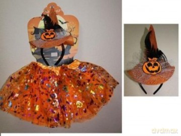 Strój Halloween z kapeluszem
