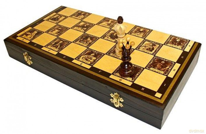 Szachy duże królewskie 44cm. [GRA PLANSZOWA]