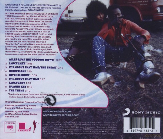 Miles Davis: Bitches Brew Live [CD]
