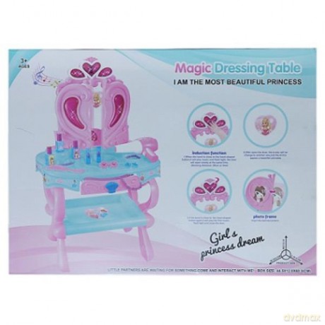 Toaletka magic różowo-zielona św.dźw. 1001526