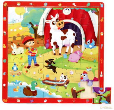 Top Bright gra i puzzle drewniane - Na wsi 25 el. 130757 130575