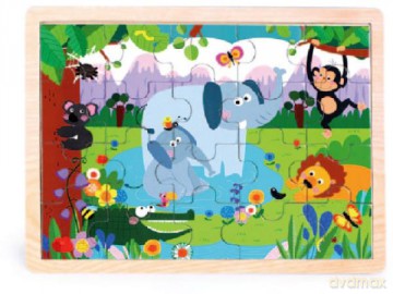 Top Bright Puzzle drewniane - Dżungla 20 el. 130655 [PUZZLE]