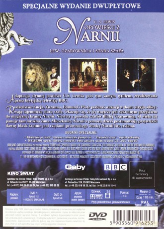 Opowieści z Narnii: Lew, Czarownica i Stara szafa [2DVD] (1988)