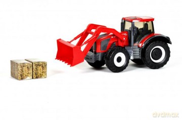 Traktor Gigant spychacz 1:16 czerwony 60942