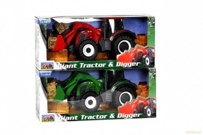 Traktor Gigant spychacz 1:16 zielony 60942