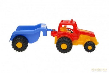 Traktor Master z przyczepą w worku LESZKO