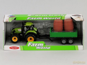 Traktor z maszyną rolniczą w pudełku 462410