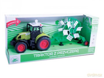 Traktor z przyczepą do siana (1:16 TRY ME)