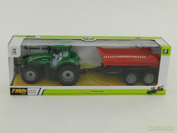 Traktor z przyczepą napęd w pudełku 504066