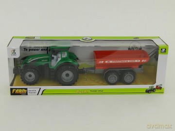 Traktor z przyczepą napęd w pudełku 507333