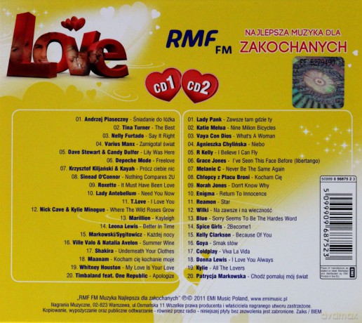 RMF FM Muzyka Najlepsza Dla Zakochanych [2CD]