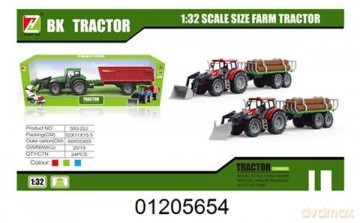 Traktor z przyczepą w pudełku 1205654