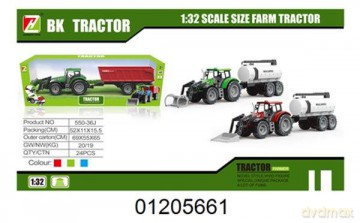 Traktor z przyczepą w pudełku 1205661