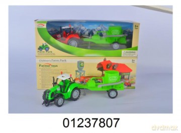 Traktor z przyczepą w pudełku FA17-48