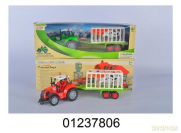 Traktor z przyczepą w pudełku FA17-53