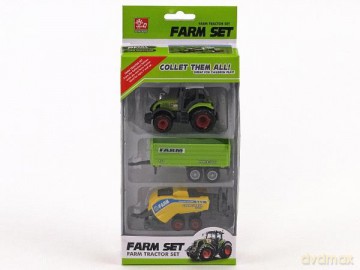 Traktor z przyczepą x2 w vpudełku 4/476066