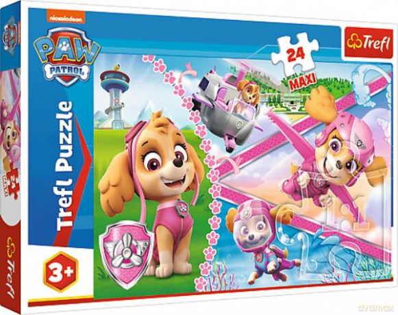 TREFL 24 el. Maxi Bohaterska Sky Paw Patrol [PUZZLE]