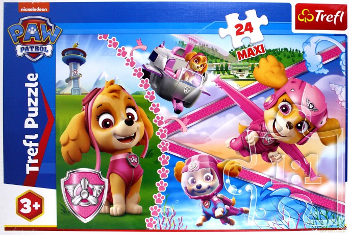 TREFL 24 el. Maxi Bohaterska Sky Paw Patrol [PUZZLE]