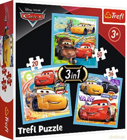 TREFL 3w1 Przygotowania do wyścigu [PUZZLE]
