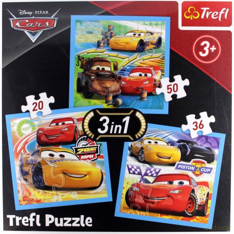 TREFL 3w1 Przygotowania do wyścigu [PUZZLE]