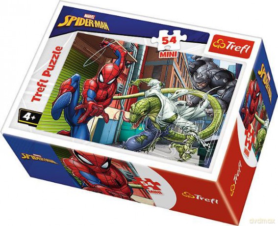 TREFL 54 el. Mini Disney Marvel Czas na Spider- Mana [PUZZLE]