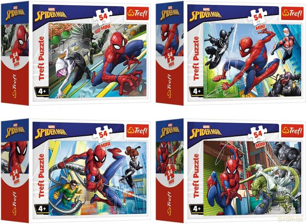 TREFL 54 el. Mini Disney Marvel Czas na Spider- Mana [PUZZLE]