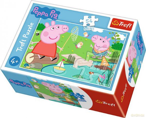 TREFL 54 el. Mini Peppa pig Wesoły dzień Świnki Peppy [PUZZLE]