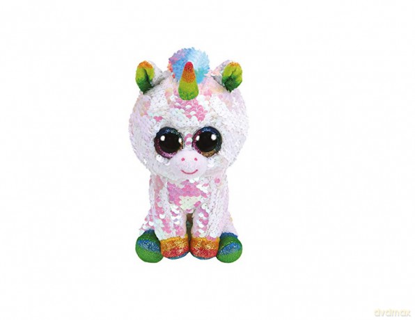 TY BOOS Flippables PIXY 24 cm - cekinowy biały jednorożec 36781