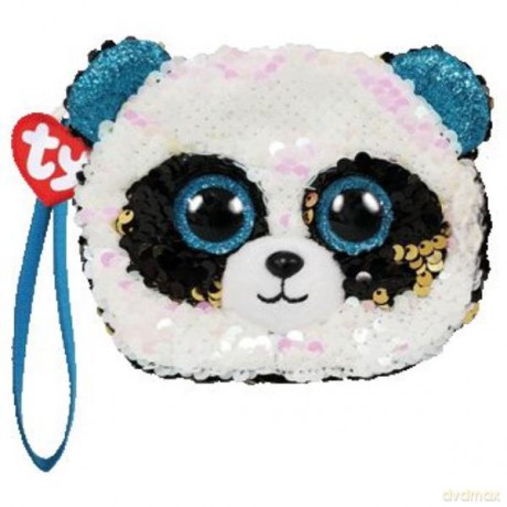 TY Fashion Sequins cekinowa torba na nadgarstek BAMBOO - panda 95236