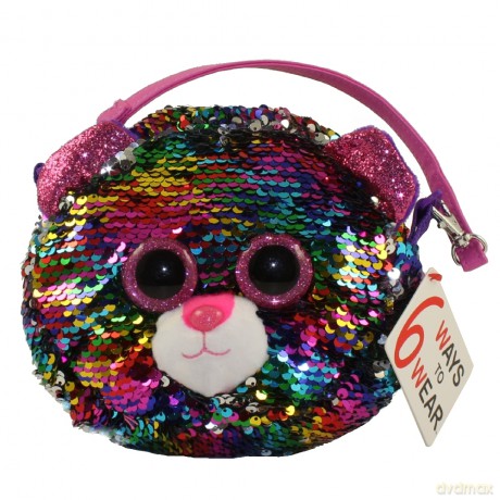 TY Fashion Sequins DOTTY - cekinowa torba na ramię leopard 95124