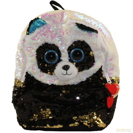 TY Fashion Sequins duży cekinowy plecak BAMBOO - panda 95042