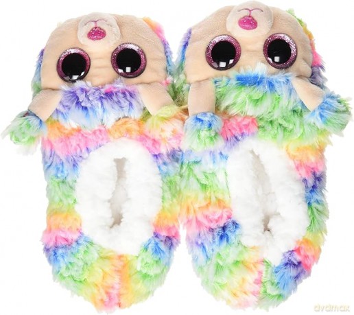 TY GEAR pantofle RAINBOW - kolorowy pudel roz. M (32-34) 95335