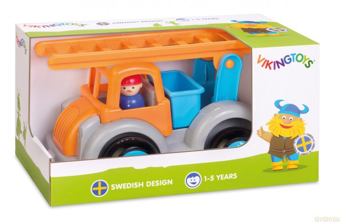 Viking Pojazd Straż Pożarna 25 cm z figurką 81251