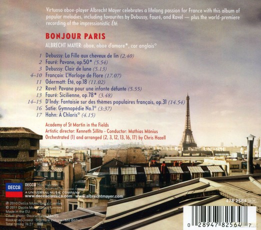 Albrecht Mayer: Bonjour Paris [CD]