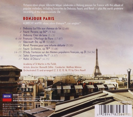 Albrecht Mayer: Bonjour Paris [CD]