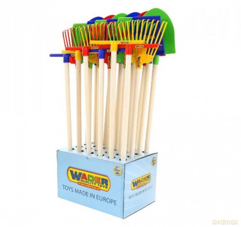 Wader-Polesie 53794 Dziecięcy sadowy inwentarz Nr4 łopatka/grabki