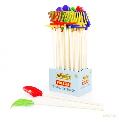 Wader-Polesie 53794 Dziecięcy sadowy inwentarz Nr4 łopatka/grabki