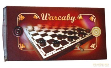 Warcaby drewniane 25 cm [GRA PLANSZOWA]