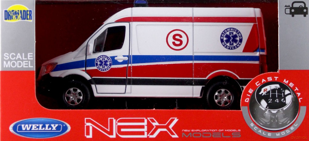 WELLY Auto model 1:34 PRL mix wzorów