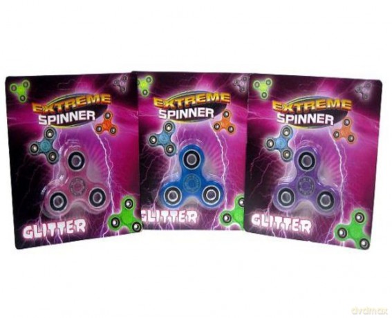xtreme spinner 7x7,5 cm brokatowy blister 620378 [GRA]