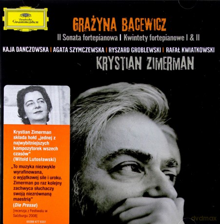 Zimerman Krystian: Bacewicz: II Sonata, Kwintety & II (PL) [CD]