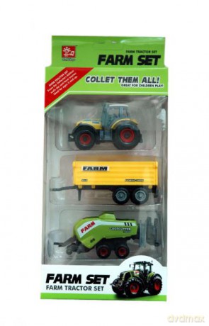 Zestaw Traktor z przyczepkami