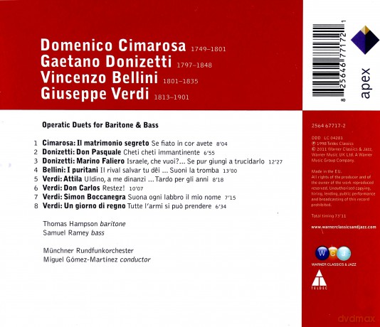 Gomez-Martinez / Hampson / Ramey: Operatic Duets For Barito [CD]