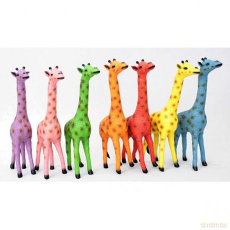 Żyrafy w worku 7kol 7-21 cm [FIGURKA]