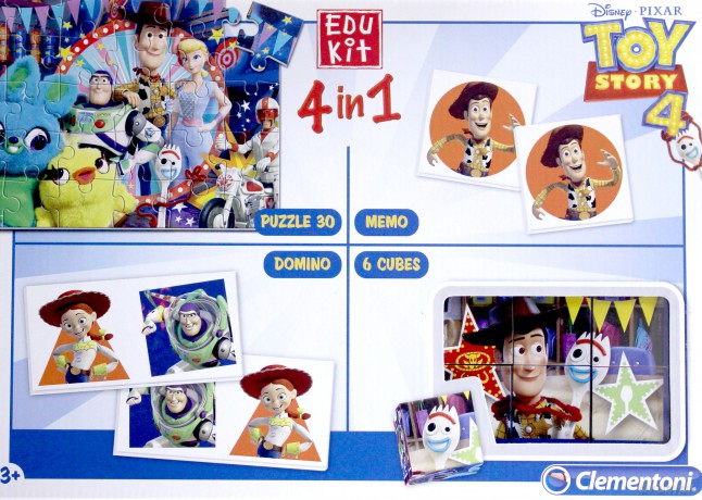 CLEMENTONI Edukit 4w1 Toy Story 4 [PUZZLE]