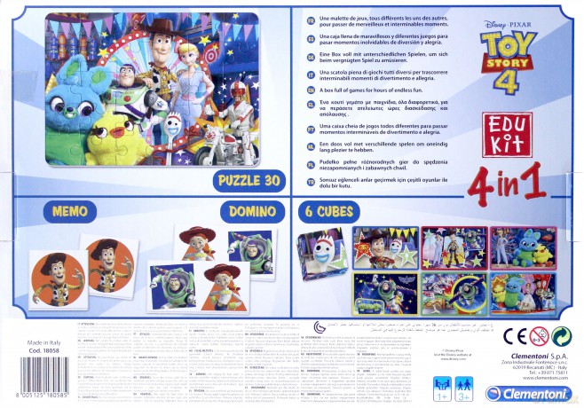 CLEMENTONI Edukit 4w1 Toy Story 4 [PUZZLE]
