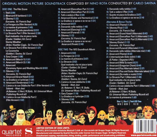 Nino Rota: Amarcord [2CD]
