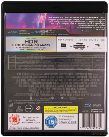 Blade Runner 2049 [Blu-Ray 4K]+[Blu-Ray]