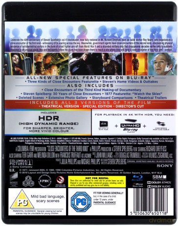 Close Encounters Of The Third Kind (Bliskie spotkania trzeciego stopnia) [Blu-Ray 4K]+[Blu-Ray]