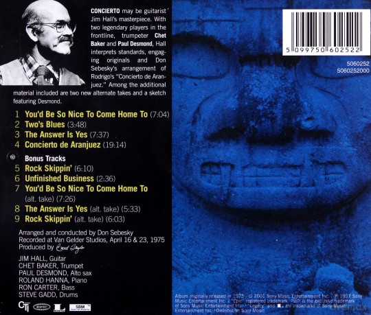 Jim Hall: Concierto [CD]